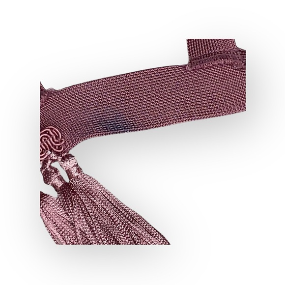 Missguided ꧁ Crochet Cut Out Knit Fringe 2 Piece Bikini Set ꧂ Pastel Purple ꧁ 2 - Picture 9 of 16